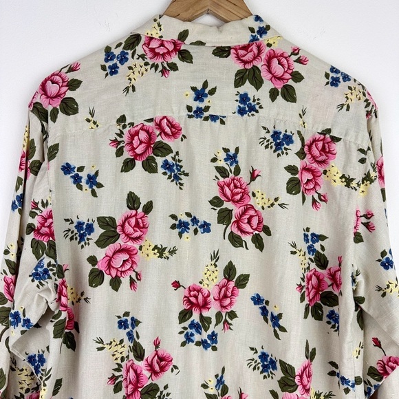 British Khaki by Robert Lighton Floral Blouse - Picture 6 of 6